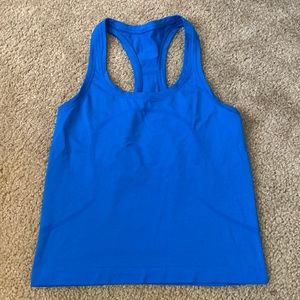 Lululemon race length swiftly tech tank in royal blue size 6